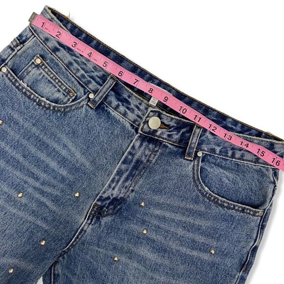 Tobi Roswell Studded Denim Boyfriend Jean NWT - Picture 4 of 12